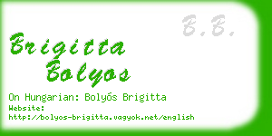 brigitta bolyos business card